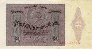 5 Millionen Mark 1923